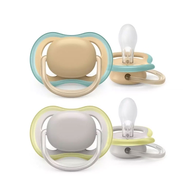 Avent Chupete 0-6 Meses Ultra Air Liso Unisex X 2 Unidad