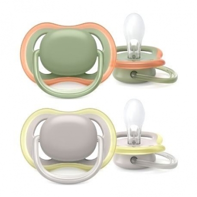 Avent Chupete 6-18 Meses Ultra Air Liso Unisex X 2 Unidad 
