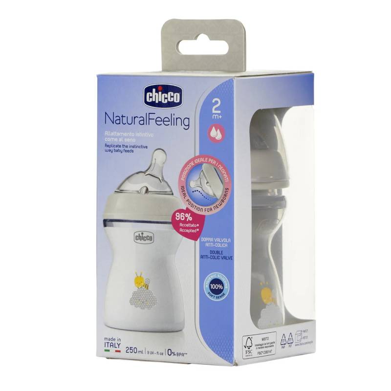Chicco - Mamadera Natural Feeling 250Ml