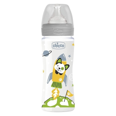 Chicco - Mamadera Well Being 330ml 4m+ 