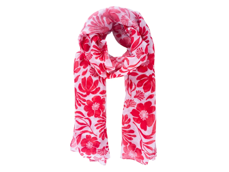 Pañuelo Estampado Floreado 90X180Cm