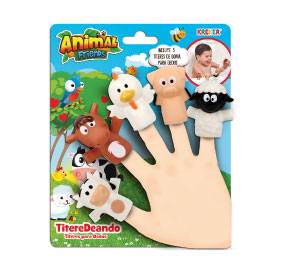 Animal Friends - Titeres De Dedo X 5 Figuras De Animalitos Soft