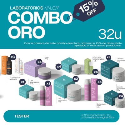 Valca Combo Oro X 32 Unidades