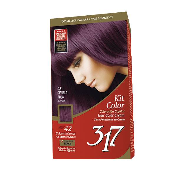 317 Kit De Coloracion - 0.8 Ciruela Roja