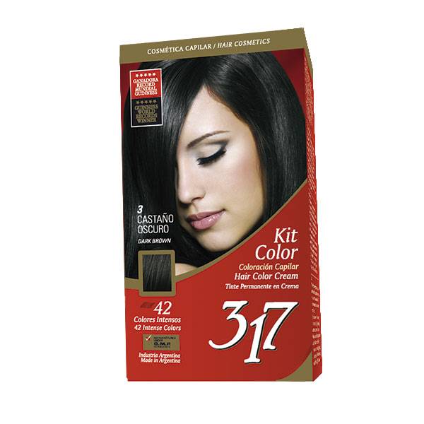 317 Kit De Coloracion - 3 CastaÑo Oscuro