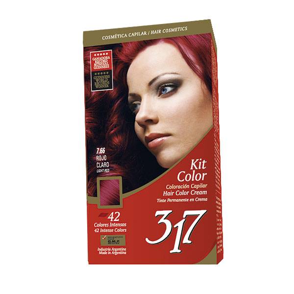 317 Kit De Coloracion - 7.66 Rojo Claro