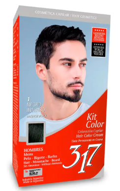 317 Kit Men De Coloracion - 1 Negro