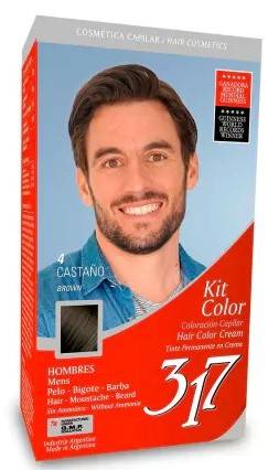 317 Kit Men De Coloracion - 4 CastaÑo