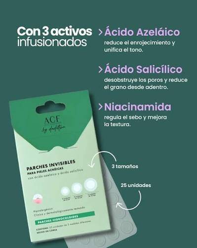 Acf - Dada Parches Invisibles Para Pieles Acneicas X 25 Uni.