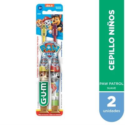 Gum Paw Patrol  - Cepillo Suave Para Nios Value Pack