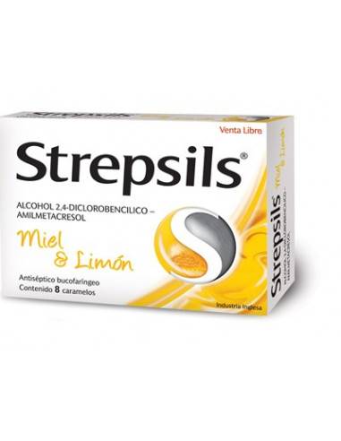 Strepsils Miel & Limón X 8 Comp