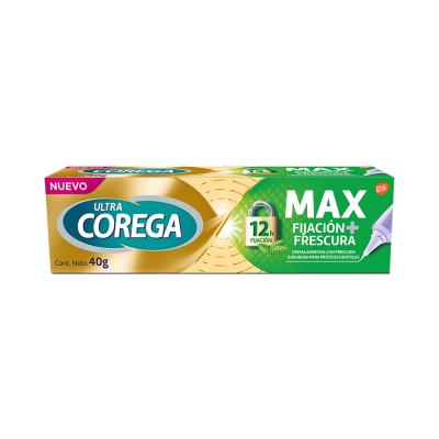 Adhesivo Dental - Ultra Corega Crema Max Fijacion + Frescura 40gr