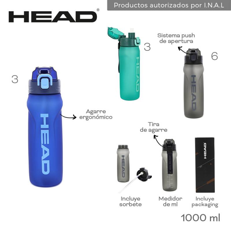 Botella Head 31370