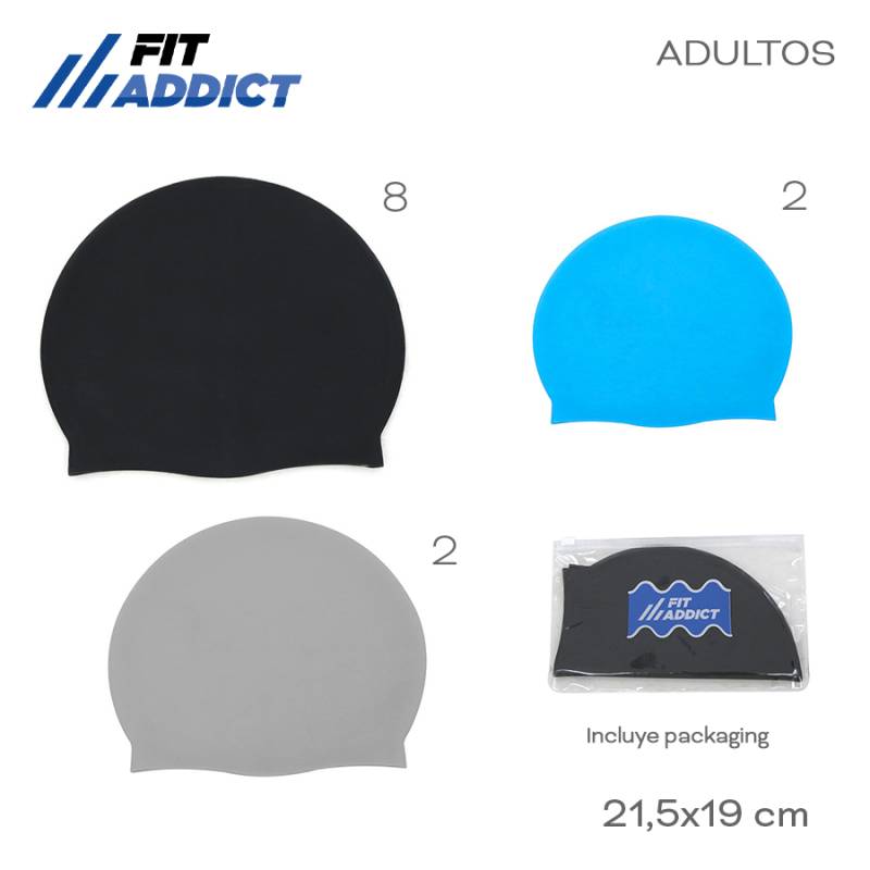 Gorro Natacion Fit Addict 19093