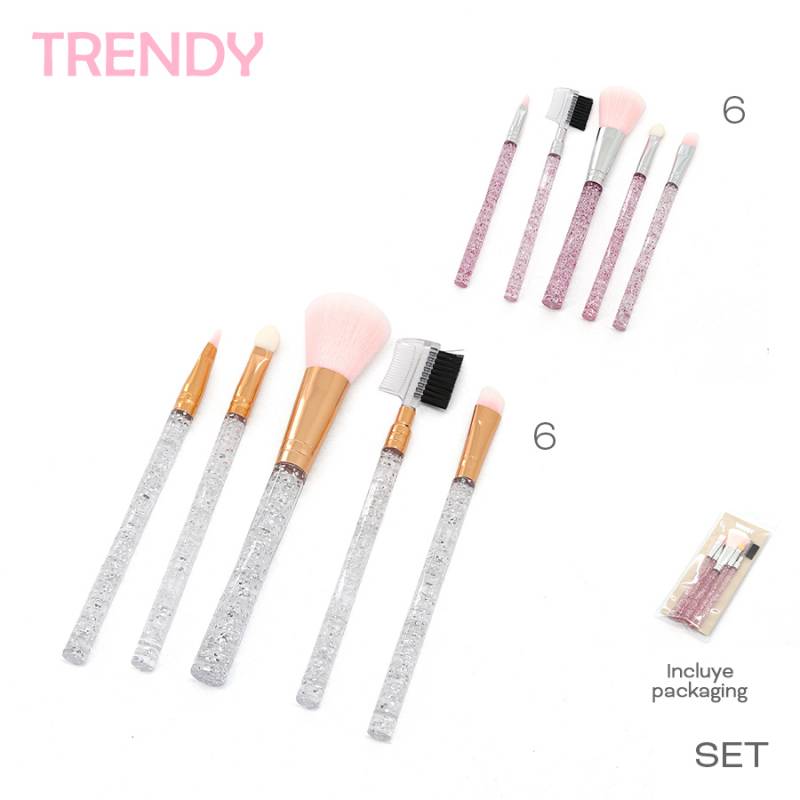 Set De Brochas Trendy 18710