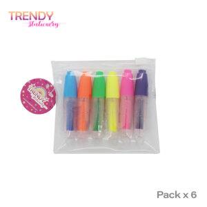 Resaltador Trendy 15088 Pack X 6 Unid