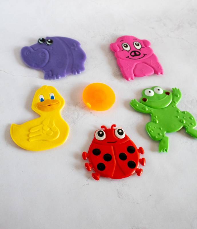 Mix Animalitos Antideslizantes X 5