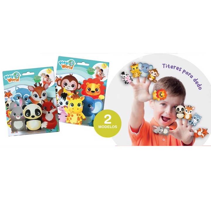 Titeres De Animales Para Los Dedos