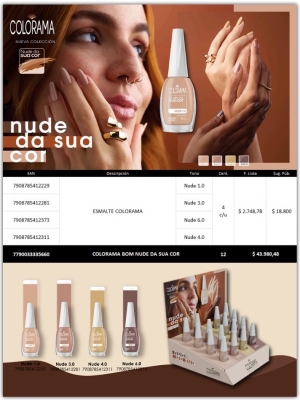 Colorama Bom Nude Da Sua Cor