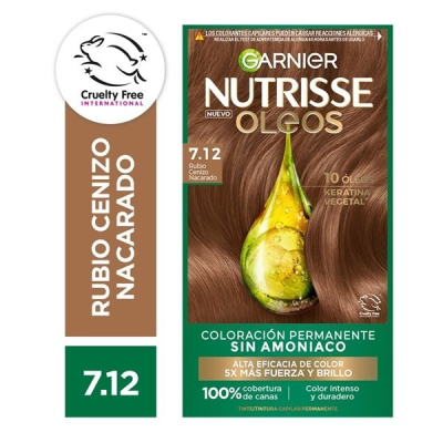 Nutrisse Oleos Rubio Ceniza Nacarado 7.12