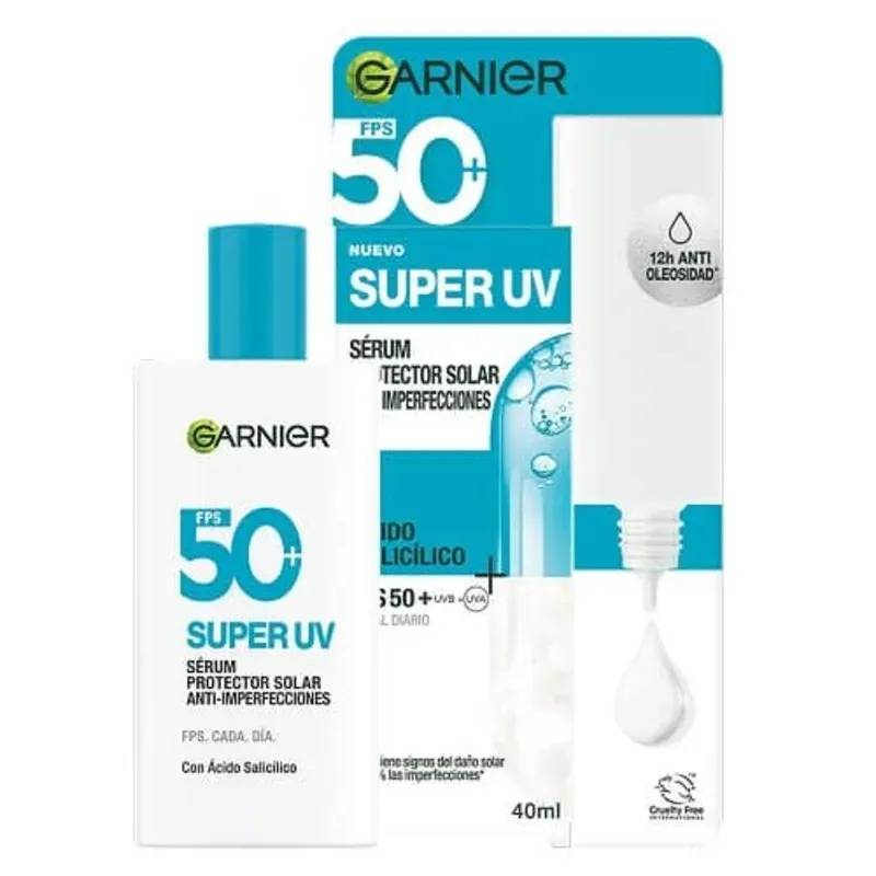 Garnier Skin Active - Super Uv Protector Solar Anti Imperfecciones Fps50 40Ml