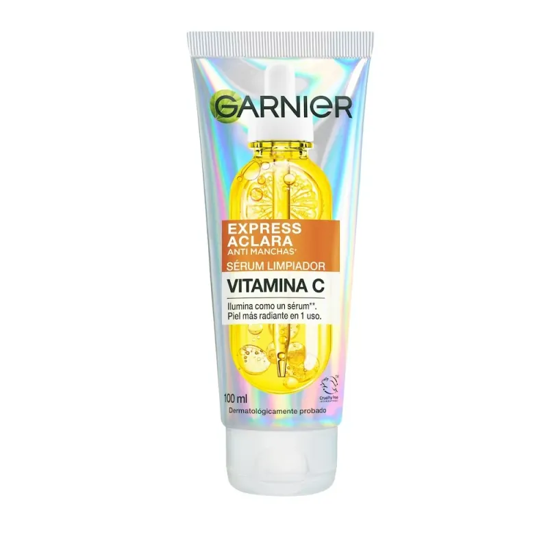 Garnier Skin Active - Express Aclara Serum Limpiador Con Vit C X100Ml