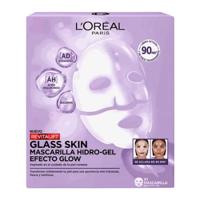 Loreal Revitalift - Mascarilla Hidro-Gel Glass Skin