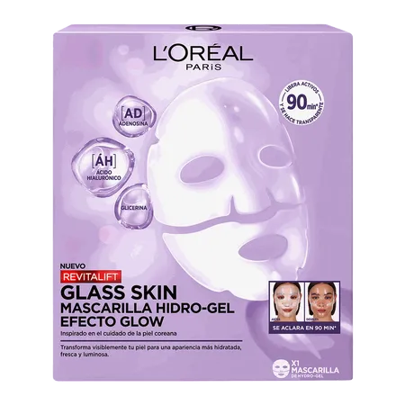 Loreal Revitalift - Mascarilla Hidro-Gel Glass Skin