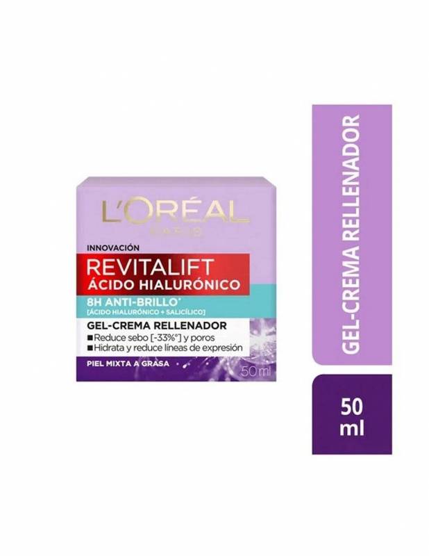 Loreal Revitalift - Ácido Hialurónico Crema Gel X 50Ml