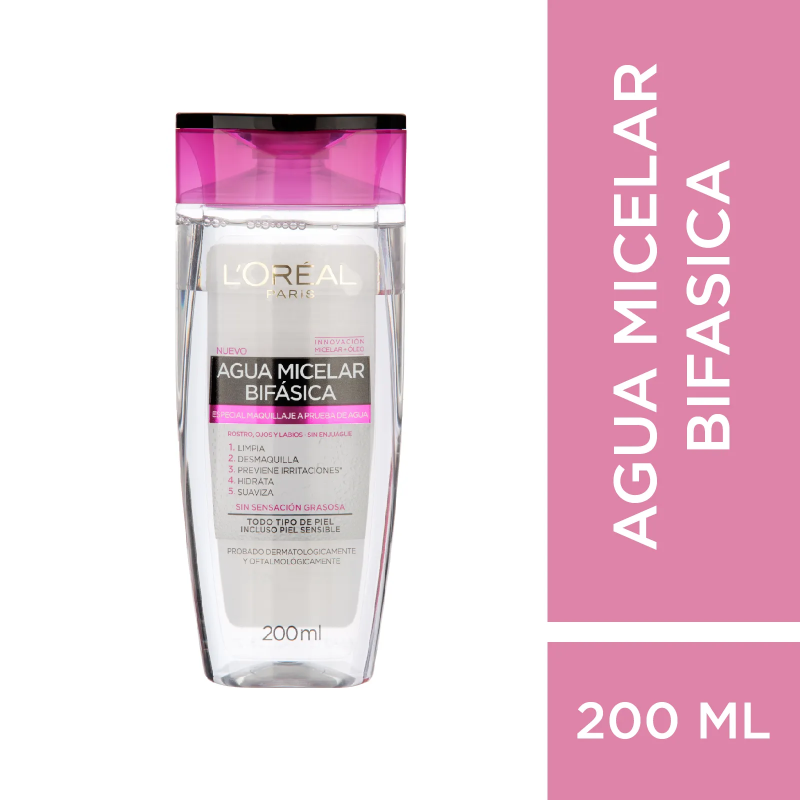 Loreal Hidra Total 5 - Agua Micelar Bifasica 200Ml