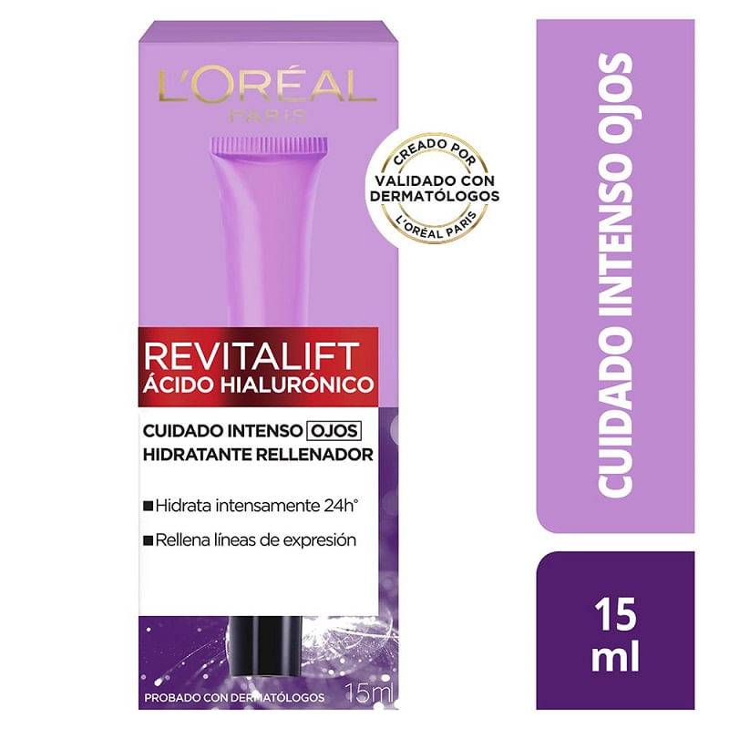 Loreal Revitalift - Contorno De Ojos Con Ácido Hialurónico X 15Ml