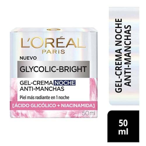 Loreal Glycolic Bright - Crema De Noche 50Ml