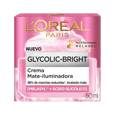 Loreal Glycolic Bright - Crema Mate-Iluminadora 50Gr