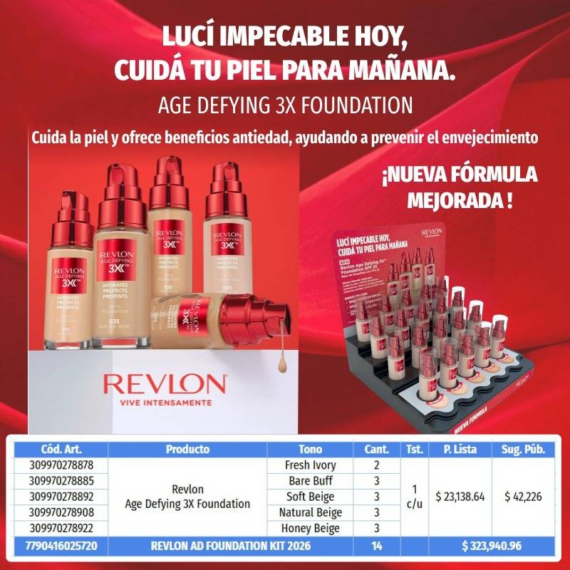 Revlon Ad Foundation Kit 2026