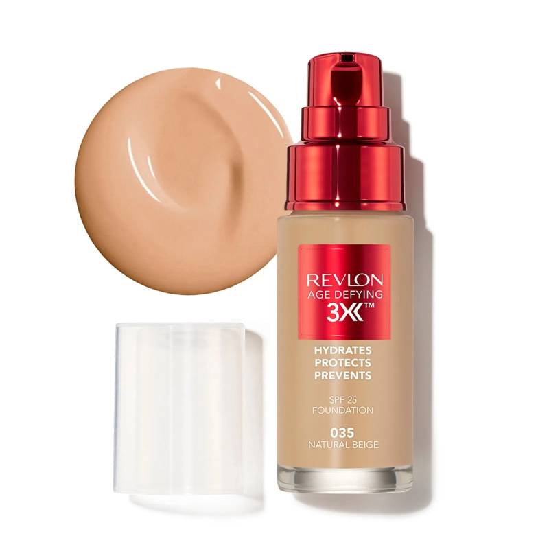 Revlon Age Defying 3X Foundation - 035 Natural Beige