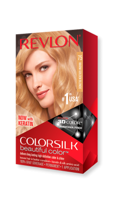 Color Silk 3d Con Keratina- 75 Rubio Calido Dorado