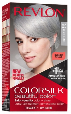 Color Silk 3d Con Keratina- 82 Silver Blonde