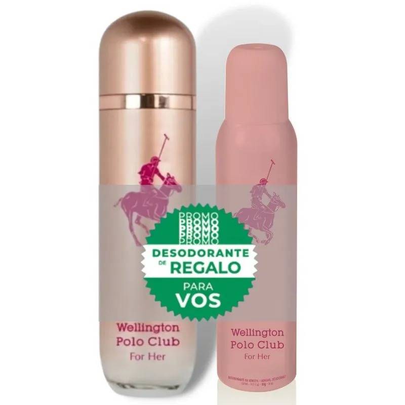 Wellington Polo Club Pack Edp Rosa 90Ml For Women + Deo De Regalo