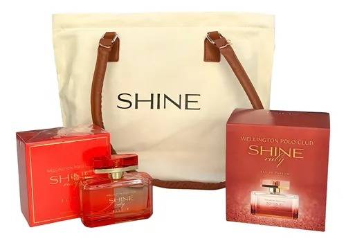 Wellington Polo Club Mujer Tote Shine Ruby