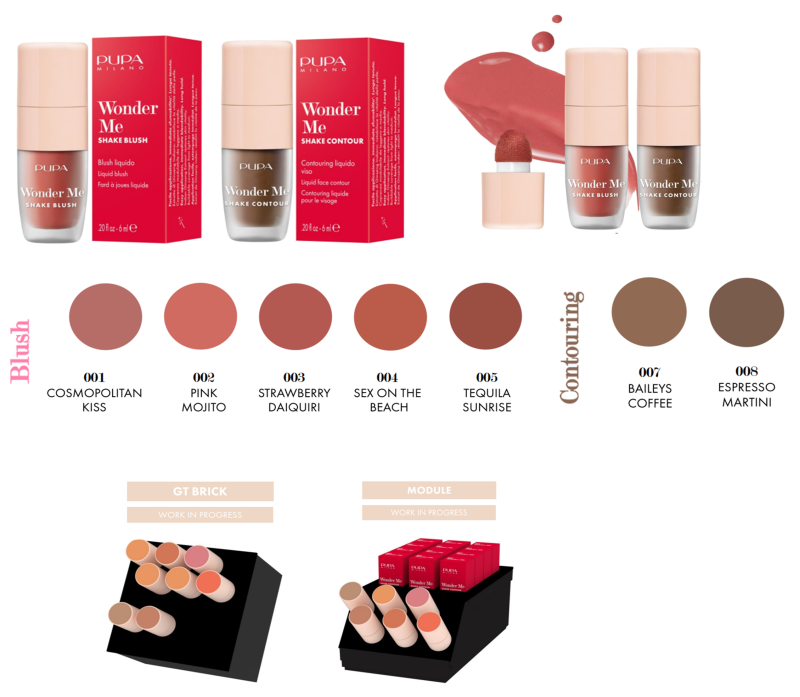 Pupa Kit Wonder Me Shake Blush & Contour