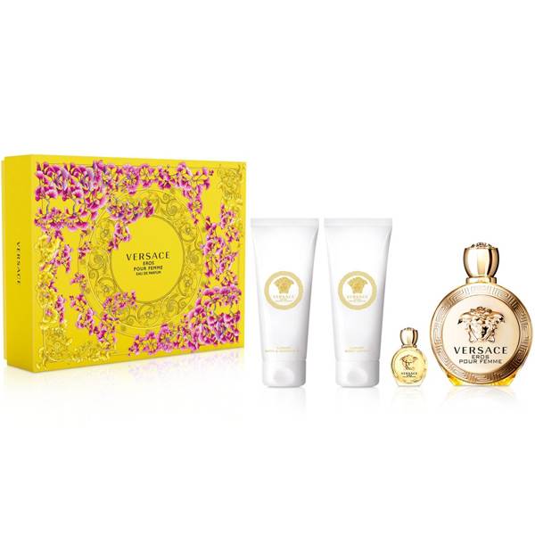 Versace - Set Eros Pour Femme Edp 100Ml+ Bs+Bl+Edp5Ml