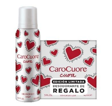 Caro Cuore Cuore Pack Edt 90Ml + Deo 123Ml