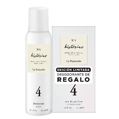 La Pasionaria - Historias 4 - Pack Edt 100Ml + Deo 123Ml