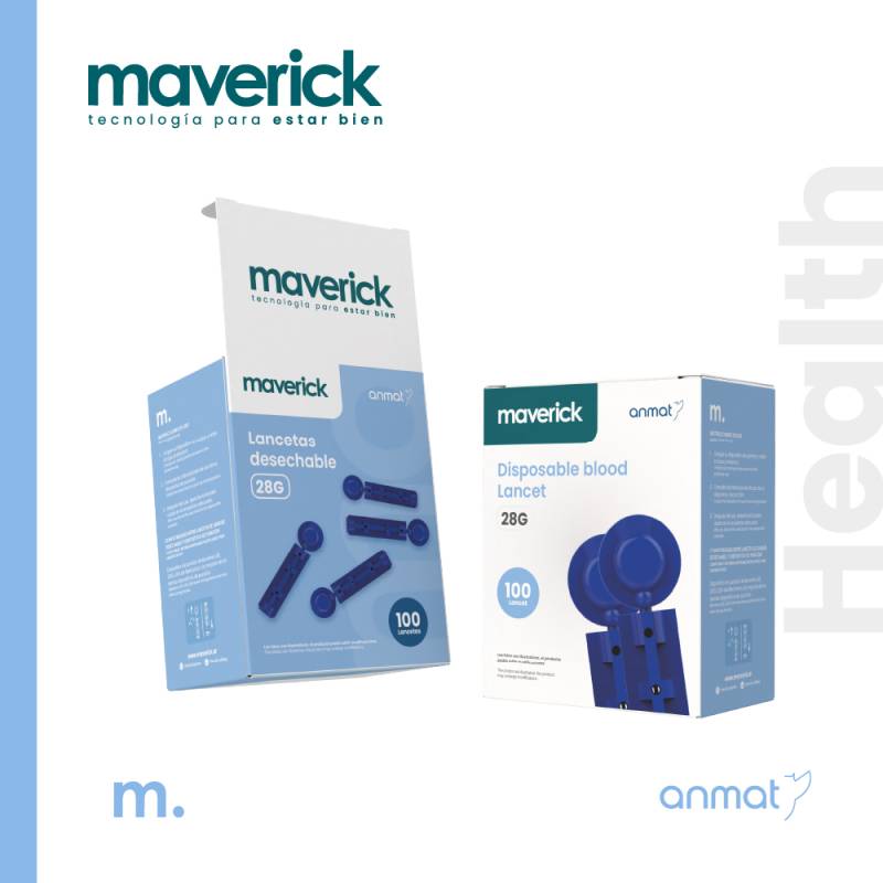 Maverick - Lancetas Universales Mca. Yuwell Mod. I Caja X100 U.