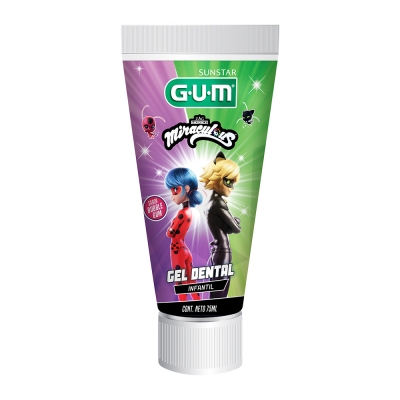 Gum Ladybug - Gel Dental Nios X 100 Gr Sabor Bubble Gum