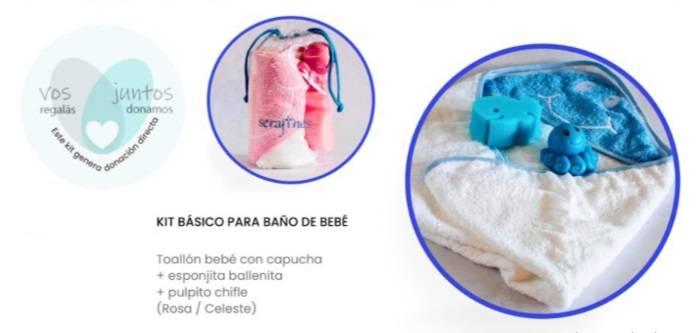 Kit De Baño Bebe - Toallon Con Capucha + Esponjita + Pulpo Chifle