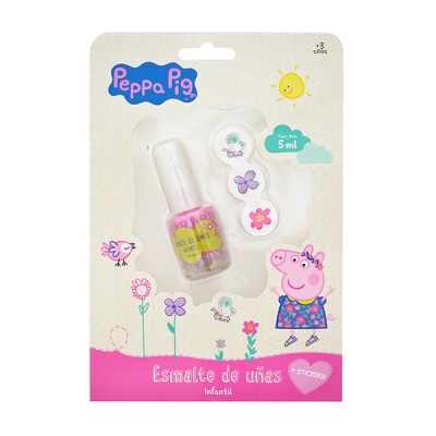 Peppa Pig Esmalte + Stickers En Blister