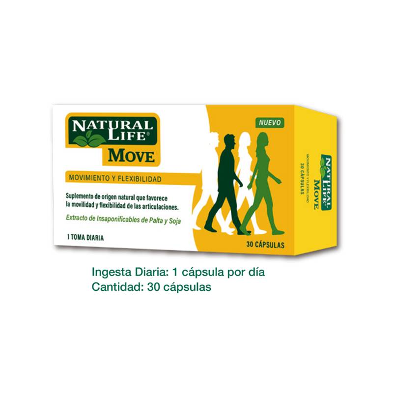 Natural Life - Move Insap. Palta Y Soja X 30 Caps.