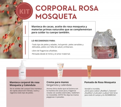 Savia Tierra - Kit Corporal Rosa Mosqueta