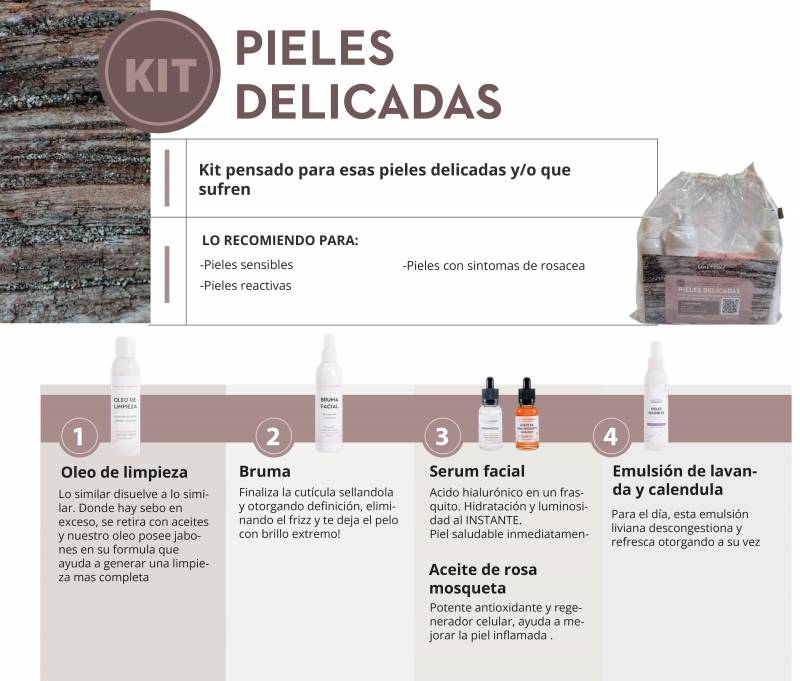 Savia Tierra - Kit Pieles Delicadas